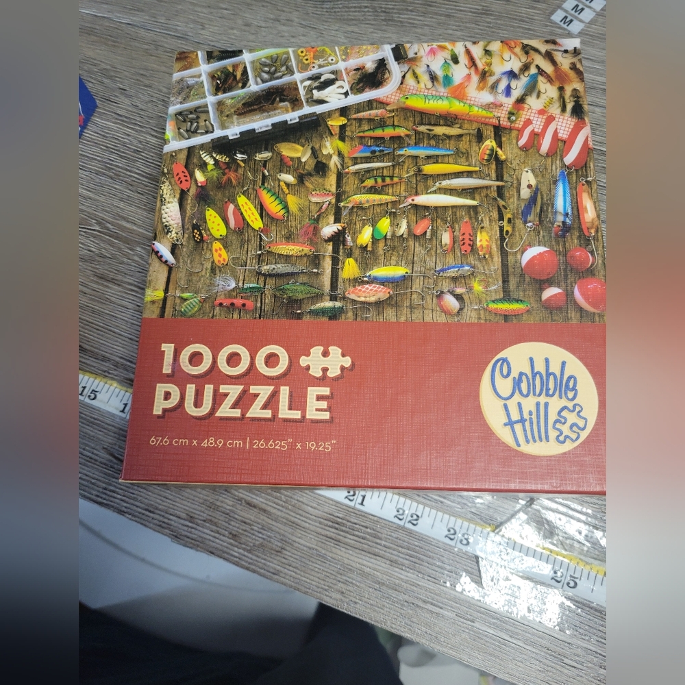 Cobble Hill 1000pc‎ Puzzle Fishing Lures Complete